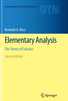 Image for Elementary analysis  : the theory of calculus