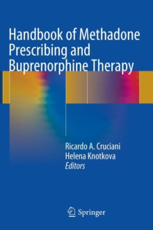 Image for Handbook of methadone prescribing and buprenorphine therapy
