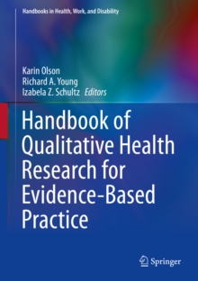 Image for Handbook of Qualitative Health Research for Evidence-Based Practice
