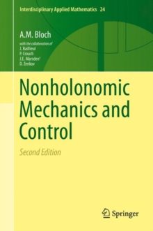 Image for Nonholonomic mechanics and control.