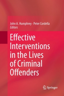 Image for Effective interventions in the lives of criminal offenders