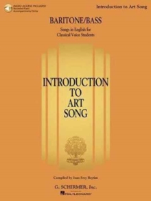 Image for Introduction to Art Song for Baritone/Bass