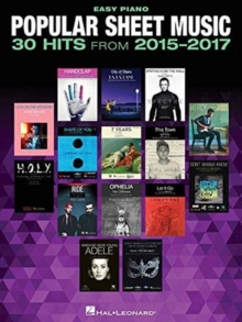 Image for Popular Sheet Music - 30 Hits from 2015-2017