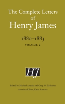 Image for The Complete Letters of Henry James, 1880–1883 : Volume 2