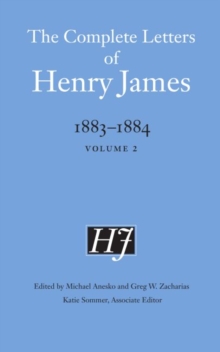 Image for The Complete Letters of Henry James, 1883-1884