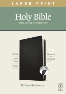 Image for NLT Large Print Thinline Reference Bible, Filament Edition
