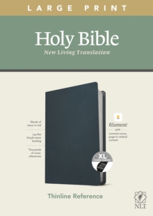 Image for NLT Large Print Thinline Reference Bible, Filament Enabled E