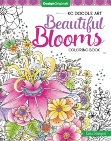 KC Doodle Art Beautiful Blooms Coloring Book