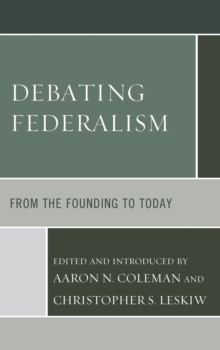 Essential Certificate.pdf Debating federalism: from the founding to today by Coleman, Aaron N ...