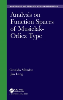 Image for Analysis on function spaces of Musielak-Orlicz type