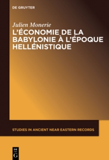 Image for L'economie de la Babylonie a l'epoque hellenistique (IVeme - IIeme siecle avant J.C.)