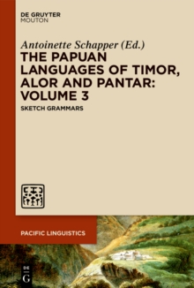 Image for The Papuan Languages of Timor, Alor and Pantar. Volume 3