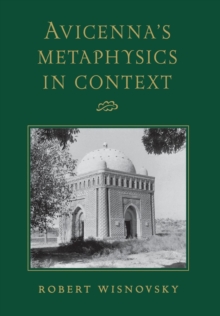 Image for Avicenna's metaphysics in context