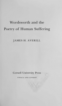 Image for Wordsworth and the Poetry of Human Suffering