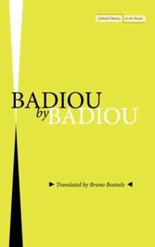 Image for Badiou by Badiou