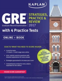Image for GRE 2017 Strategies, Practice & Review with 4 Practice Tests : Online + Book