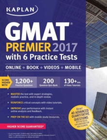 Image for GMAT Premier 2017 with 6 Practice Tests : Online + Book + Videos + Mobile