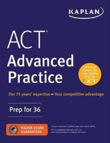 Image for ACT Advanced Practice : Prep for 36