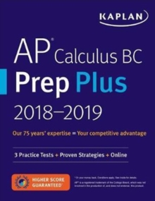 Image for AP Calculus AB & BC Prep Plus 2019-2020 : 6 Practice Tests + Study Plans + Targeted Review & Practice + Online