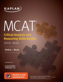 Image for MCAT Critical Analysis and Reasoning Skills Review 2019-2020 : Online + Book