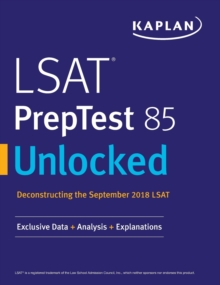 Image for LSAT PrepTest 85 Unlocked : Exclusive Data + Analysis + Explanations