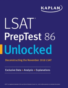 Image for LSAT PrepTest 86 Unlocked : Exclusive Data + Analysis + Explanations