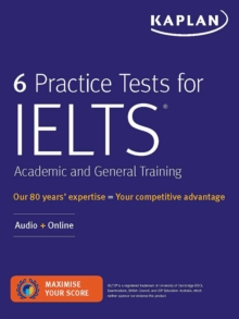 Image for 6 practice tests for IELTS academic and general training