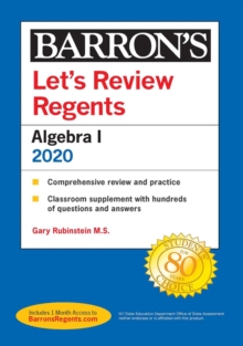 Image for Let's Review Regents: Algebra I 2020