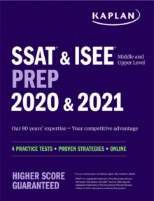 Image for SSAT & ISEE prepMiddle & upper level