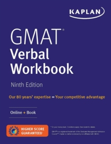 Image for GMAT verbal workbook  : over 200 practice questions + online