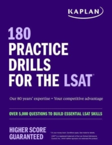 Image for 180 practice drills for the LSAT  : over 5,000 questions to build essential LSAT skills