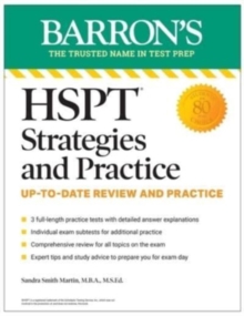 Image for HSPT Strategies and Practice, Second Edition: Prep Book with 3 Practice Tests + Comprehensive Review + Practice + Strategies
