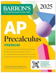 Image for AP Precalculus Premium, 2025: Prep Book with 3 Practice Tests + Comprehensive Review + Online Practice