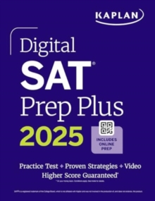 Image for Digital SAT Prep Plus 2025: Includes 1 Full Length Practice Test, 700+ Practice Questions