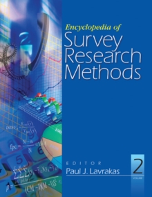 Image for Encyclopedia of survey research methods