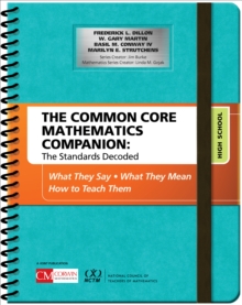 Image for The common core mathematics companion  : the standards decoded, high school