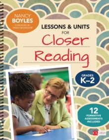 Image for Lessons and Units for Closer Reading: Ready-to-Go Resources and Assessment Tools Galore