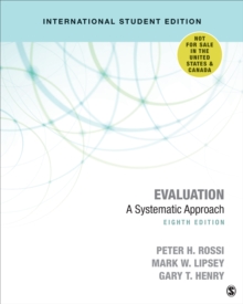 Evaluation – International Student Edition: A Systematic Approach