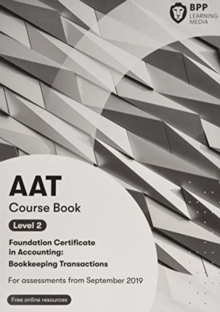 Image for AAT bookkeeping transactions: Coursebook