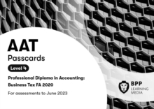 Image for AAT business tax FA2020: Passcards