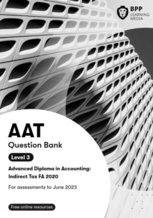 Image for AAT indirect tax FA2020: Question bank
