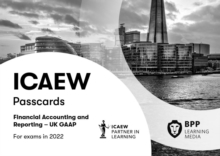 Image for ICAEW financial accounting and reporting UK GAAP: Passcards