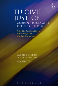 Image for EU Civil Justice: Current Issues and Future Outlook