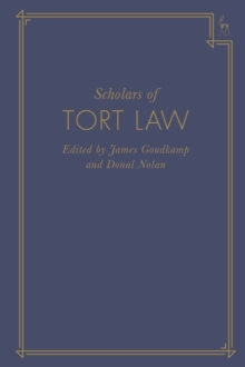 Image for Scholars of tort law