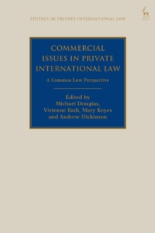 Image for Commercial issues in private international law  : a common law perspective
