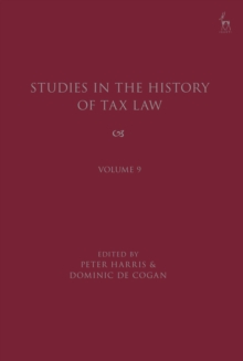 Image for Studies in the history of tax lawVolume 9