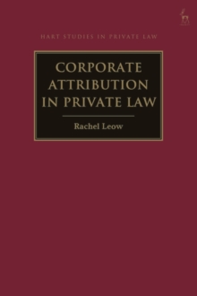 Image for Corporate attribution in private law