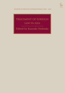 Image for Treatment of foreign law in Asia