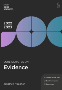 Image for Core Statutes on Evidence 2022-23