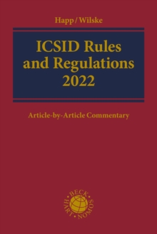 Image for ICSID Rules and Regulations 2022